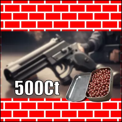 500Ct.  4.5mm Copper Coated BBs For BB Air Pistols Airgun Shot BB Cal 0177 • $4.99