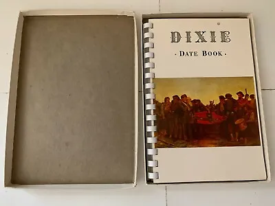 Dixie Date Book - The Flags Of The Confederate Armies W/ Original Box - 1961 • $24.99