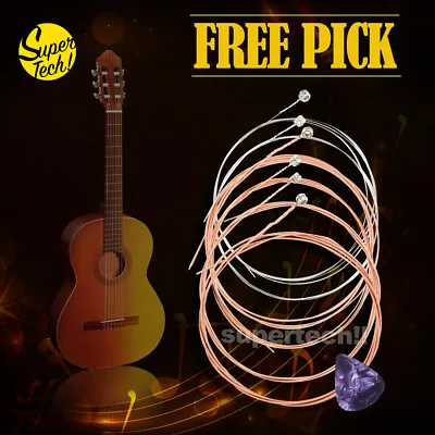 $7.95 • Buy Classic Acoustic Guitar Strings Steel Premium Light Universal 6 Pcs For Beginner