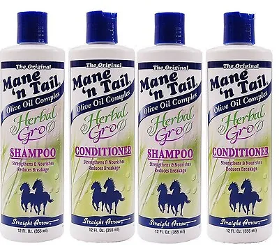 Mane 'N Tail Herbal Gro Shampoo And Conditioner 355ml  Twin Pack 2X • £25.99