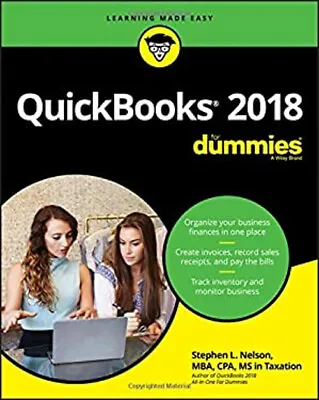 QuickBooks 2018 For Dummies Paperback Stephen L. Nelson • £4.03