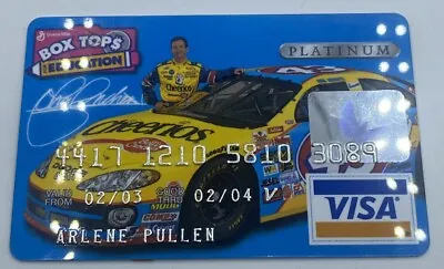 NASCAR Logo Platinum Plus Visa Box Tops Style EXPIRED VOID • $49.95