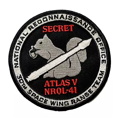 USSF 30th SPACE WING RANGE TEAM NROL 41 MISSILE LAUNCH ATLAS V PATCH SPC10 USAF • $25