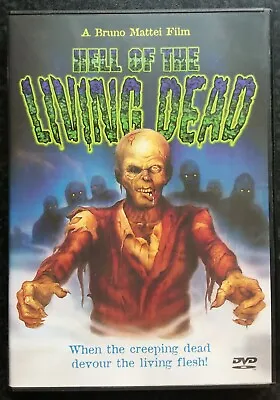 Hell Of The Living Dead (1980) AKA Zombie Flesh Eaters UNCUT DVD  Bruno Mattei • £8.99