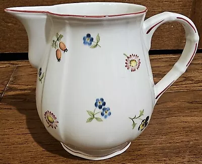 Villeroy & Boch 16 Oz Petite Fleur Small 4-3/4  Pitcher DISCONTINUED PIECE - EUC • $24