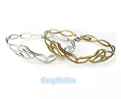 $13.96 • Buy SN-B1-5 The Hobbit Movie Elrond Elf Metal Crown Lord Of The Rings Gold Silver