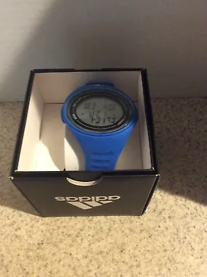 Adidas Blue Polyurethane Band Digital Round Dial Watch ADP6108  • $59.99