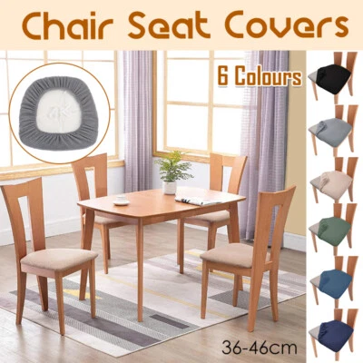 $7.69 • Buy Stretch Dining Room Chair Seat Covers Slip Jacquard Removable Washable Slipcover