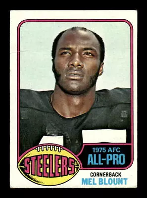 1976 Topps Football #480 Mel Blount HOF CREASED Very Good Pittsburgh Steelers • $2.95