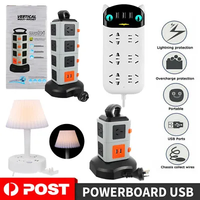 USB Charging Power Board 3-15 Way Outlets Socket Charger Ports +Surge Protector • $17.47