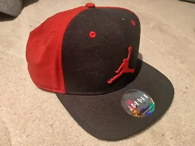 Air Jordan JUMPMAN SNAPBACK - Cap Hat RED Black 🔥 • $35
