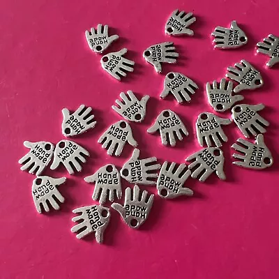 £2 • Buy 25 X Hand Charms For Jewellery /keyring Making