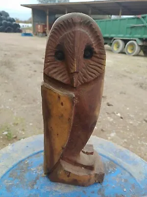 £45 • Buy Great Gift Idea Yew Owl Sussex Chainsaw  Wood Carving Home Garden Art Sculpture