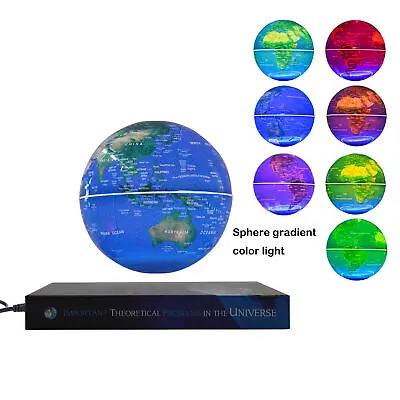 Magnetic Levitating Globe LED RGB Levitation Floating Geographic Globe Deco Gift • $72