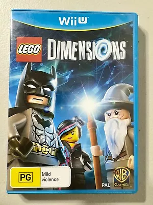 Lego Dimensions Nintendo Wii U With Manual Tested Free Tracked Postage ✅ • $12.95