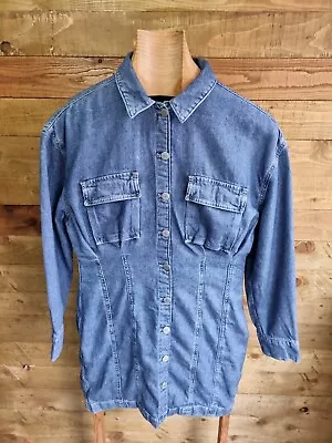 £14.95 • Buy Levis Braelyn Utility Dress Size UK Small Blue Denim  