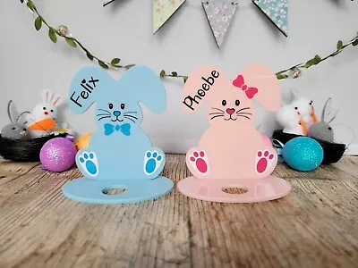 Personalised Easter Bunny Gift Kinder/cream Egg Holder Keepsake • £4