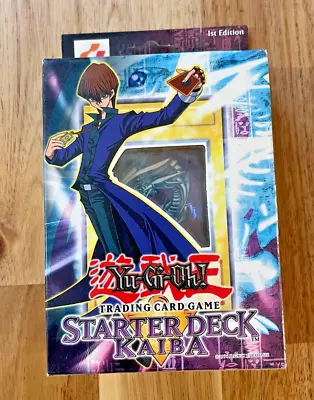 Yugioh 2002 Starter Deck Kaiba 1st Edition Unopened/Sealed/Unpunched • $3799.99