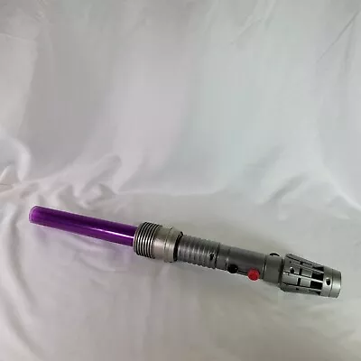 Star Wars Mace Windu Collapsible Purple Lightsaber - 2002 - 40  Hasbro • $24.97