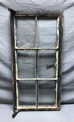 Vintage 19x40 Steel 6 Lite Single Casement Window Parts Or Repair Old 414-23B • $295