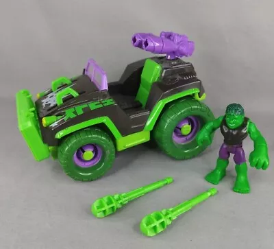 Imaginext Playskool Marvel Hulk Mud Stormin Missile Jeep & Hulk Action Figure  • £4