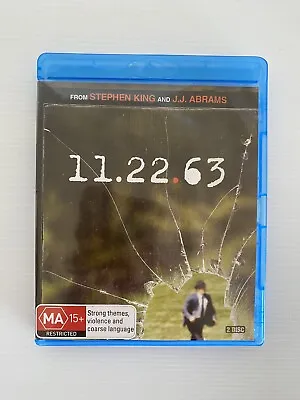11.22.63 | 2-Disc Blu-Ray | 2016 | Stephen King & J.J. Abrams Mini Series | VGC • £21.04
