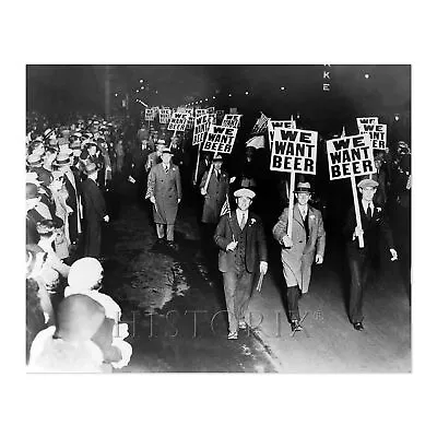 1931 Labor Union Anti Prohibition Meeting Print Photo  Wall Art Poster • $16.99