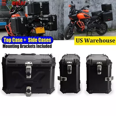 Hard Shell Cases Trunk Saddlebag Luggage Case For 21-23 Harley Pan America 1250 • $1249.99