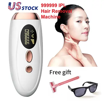 $35 • Buy 999999 Flashes IPL Laser Hair Removal Device Permanent Epilator For Facial&Body