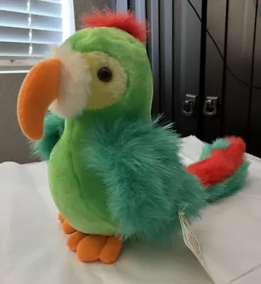 Royal Plush Parrot Red Green Yellow Plush Stuffed Animal  10  • $9.99