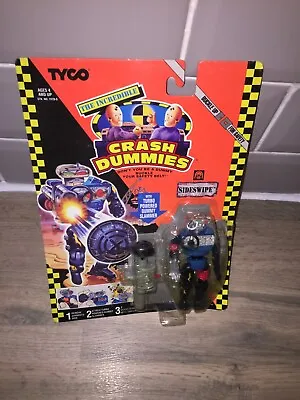 Crash Dummies Sideswipe Junk Bot Tyco Vintage Action Figure MOSC NEW UNOPENED • £49.99