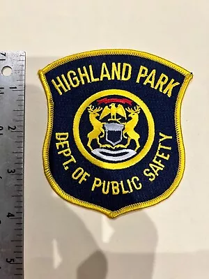 Highland Park Michigan Dept Of Public Safety Patch • $6