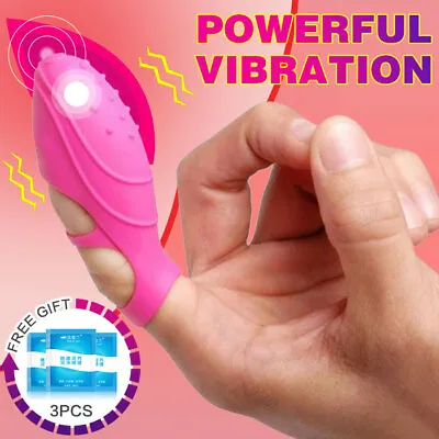 Finger Vibrator G-spot Clit Massager Stimulator Adult Sex Toys For Women Couples • $8.89