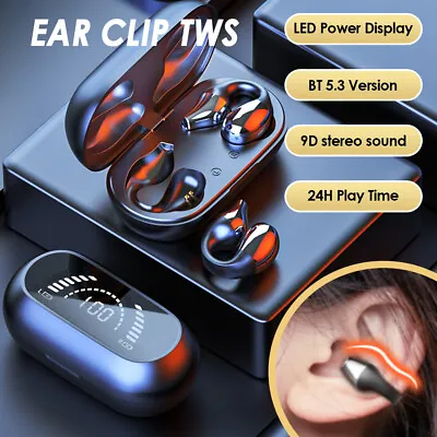 £19.99 • Buy Wireless Bluetooth Headphones Wireless Earphones Earbuds Ear Clip Hifi Upgrated