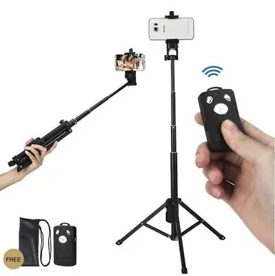 $38 • Buy Yunteng VCT 1688 Phone Camera Tripod Selfie Stick Monopod  Bluetooth Wireless 
