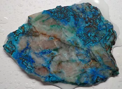 WRG- Shattuckite Slab 67 Grams Namibia Lapidary Rough Chrysocolla Malachite • $11.99