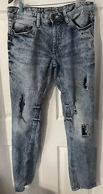 CJ Black Premium Jeans Men's 34x34 Acid Low Rise Slim  Distressed Pants • $12.99