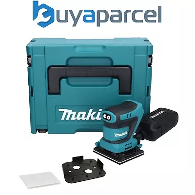 Makita DBO481ZJ 18v LXT 114mm 1/4 Sheet Finishing Cordless Palm Sander + Makpac • £104.99