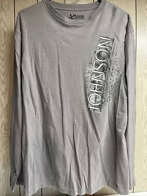 Chase Authentics Nascar Jimmie Johnson Long Sleeve Gray Tee Shirt Large EUC • $24.99