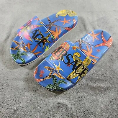 Versace Trezor De La Mer Slide Sandal Kids Youth EU 36 5Y US • $91