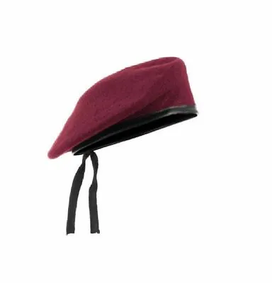 Beret Cap Hat Wool Military Army French Men's Women's Blue Black Green Maroon • $13.45