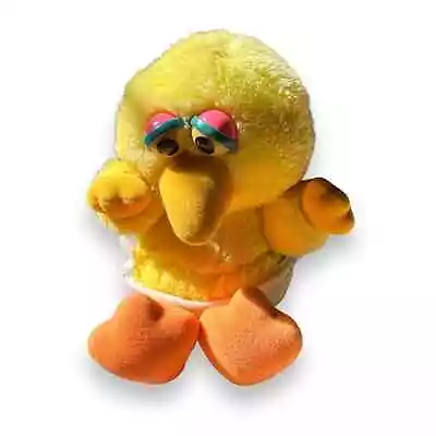 Vintage 12” Hasbro Softies Sesame Street Big Bird “Luvs You” Diaper Plush Animal • $18.99