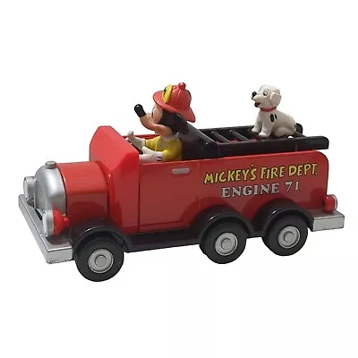 Disney Mickey Mouse Fire Truck Fire Engine Toy Car Dalmation • $9.98