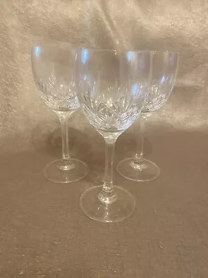 Edinburgh Crystal Wine Glasses X 3 • £29.99