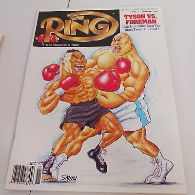 The Ring Boxing Magazine November 1990 Mike Tyson Vs. George Foreman  • $15.19