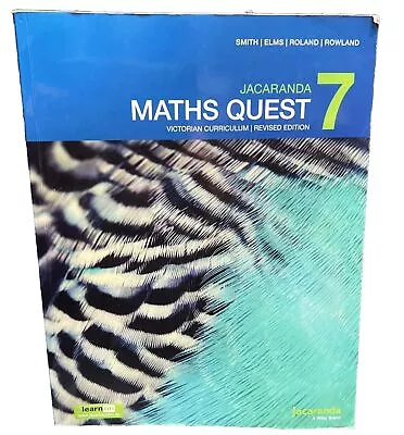 Jacaranda Maths Quest 7 Victorian Curriculum Second Edition • $39.95