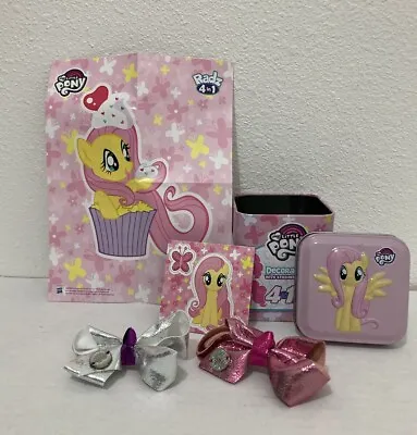 My Little Pony Tin Box Charm Poster Magnet Hair Bow Clips Storage Box • $9.99