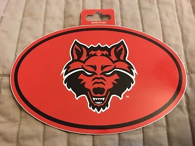 Arkansas State University ASU Redwolves Perfect Cut Decal Sticker! Made In USA! • $8.99