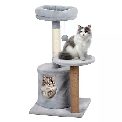 Cat Tree Small Cat Tower Cat Condo Kitten Activity Center With Scratching Post • $46.92