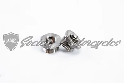 Harley Davidson Twin Cam Exhaust 18mm To 12mm Oxygen O2 Sensor Bung Adapters  • $9.99